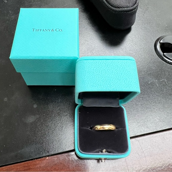 Tiffany & Co. Wedding Band Ring Rose Gold 18k - Picture 2 of 8